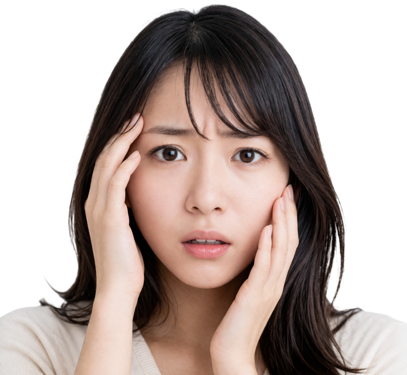 お悩みを持つ女性